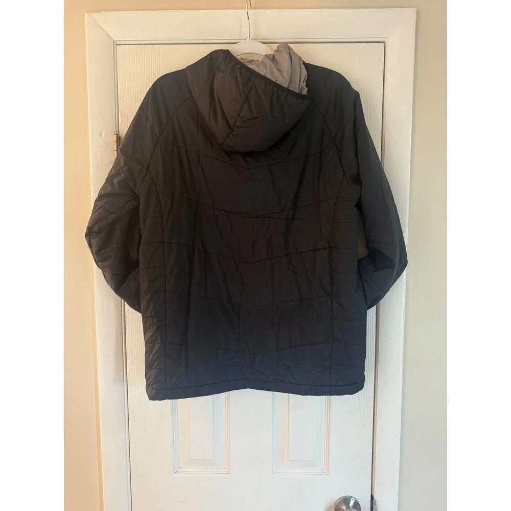 Craghoppers National Geographic Mens Black Quilted Hooded Puffer‎ Jacket Size M